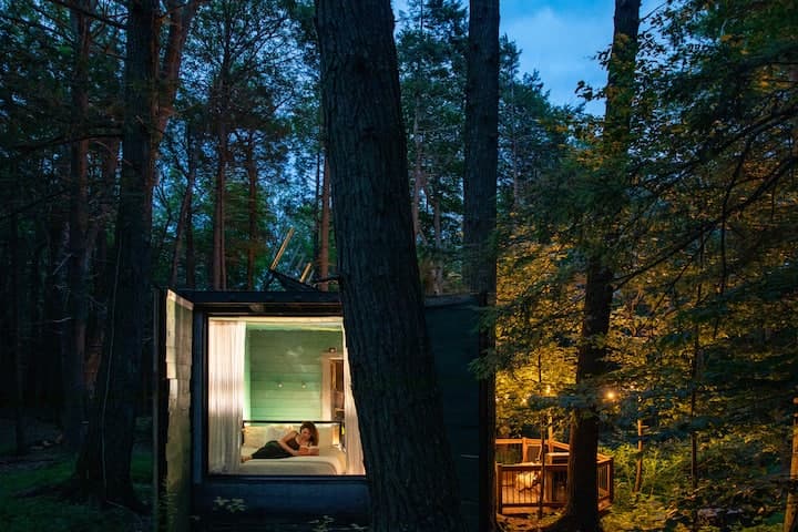 40-Foot Container Cabin in the Catskills